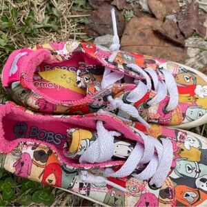 BOBS Kids Colorful Cartoon Sneakers